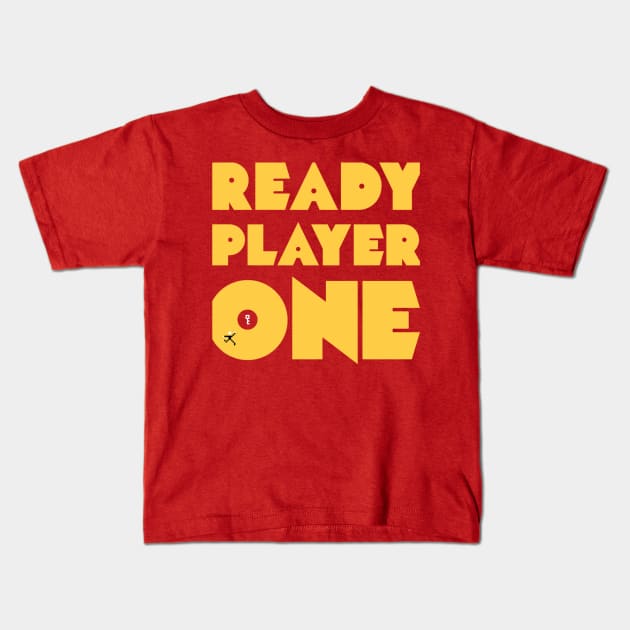 Ready Player One T-Shirt Kids T-Shirt by The Basement Podcast